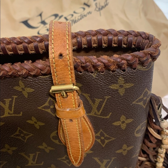 Vintage Boho Louis Vuitton Brown Hobo Bag - Picture 8 of 8